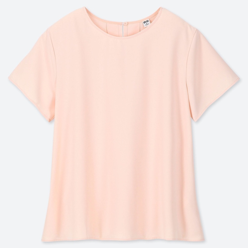 Drape Short Sleeved Blouse - Picture 4 of 4